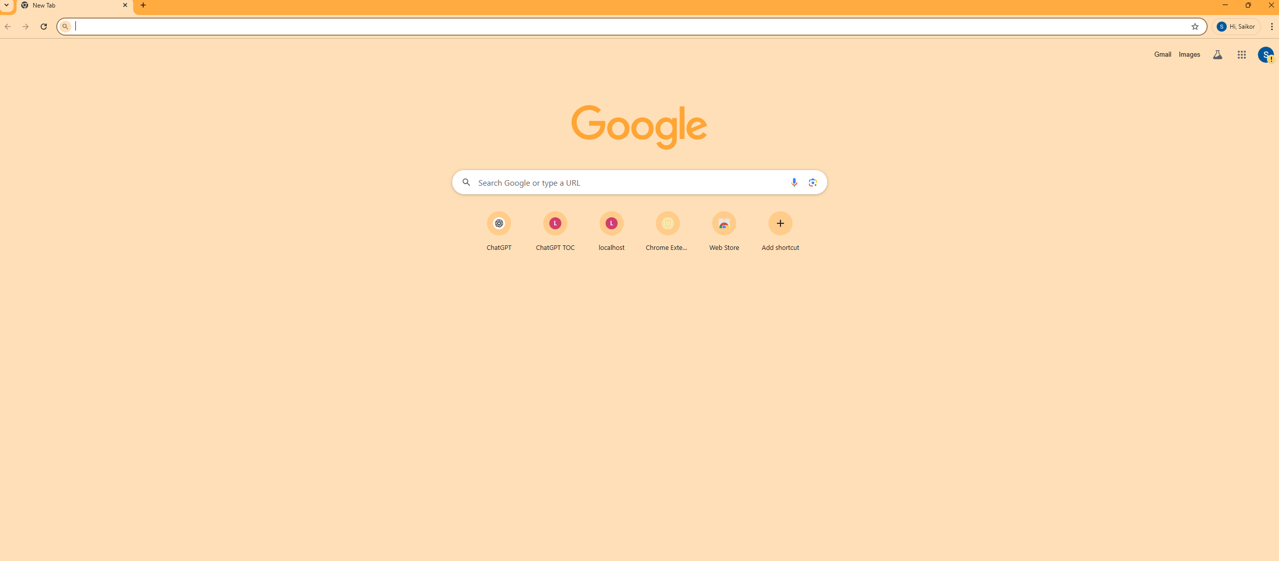 Hướng dẫn bước 2: Mở Google Chrome browser
